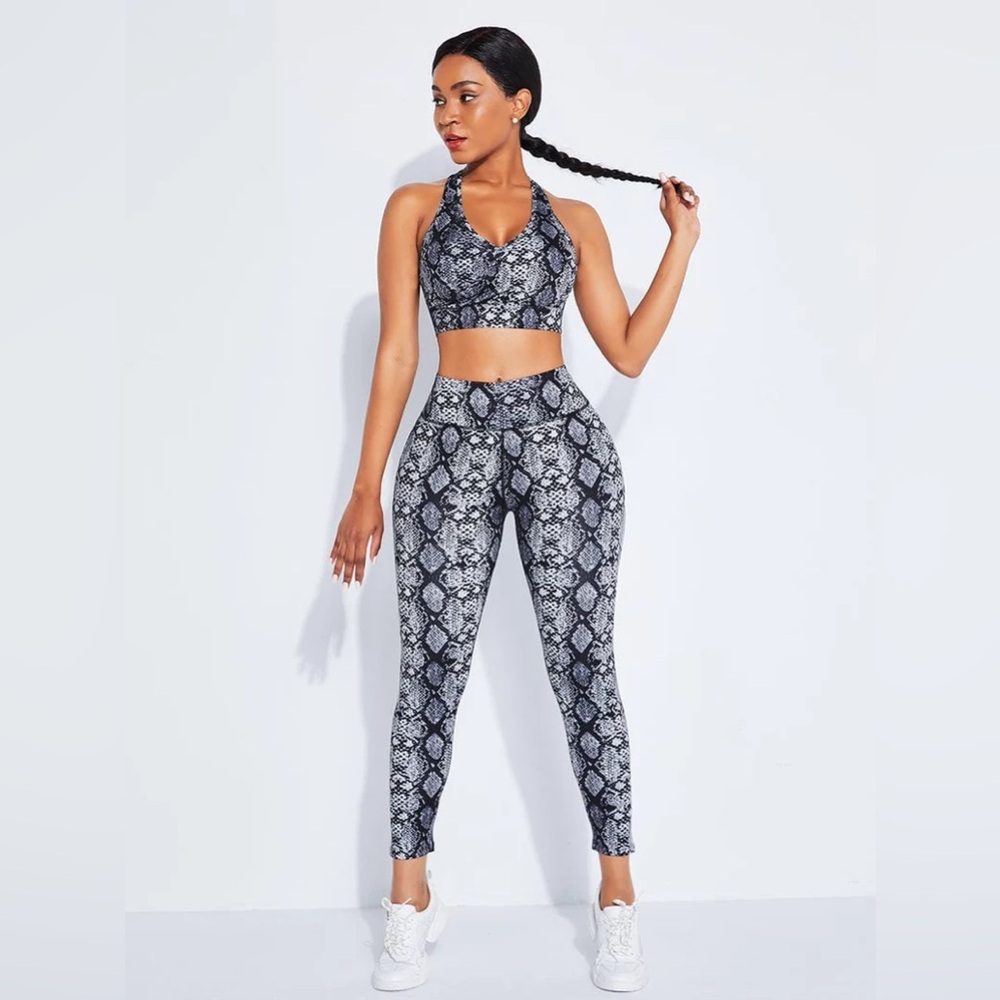 Women's Snake Print Jumpsuit